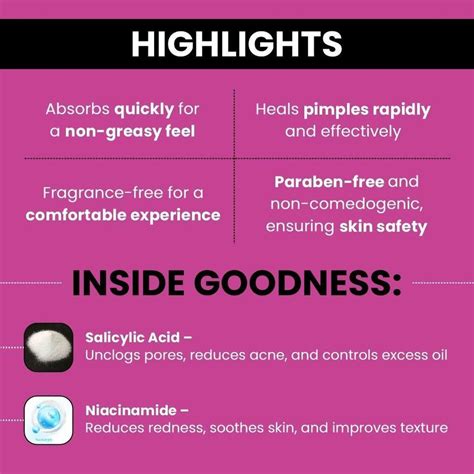 Sebogel Salicylic Acid & Niacinamide Gel for Pimples & Oily Acne-Prone ...