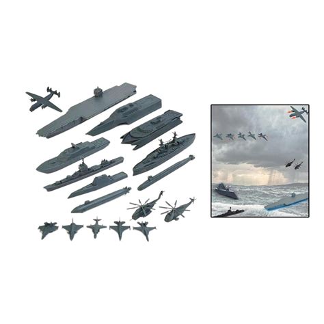 MERISHOPP® 17 Pieces Naval Ship Building Blocks Fun Gift for 14 Year ...