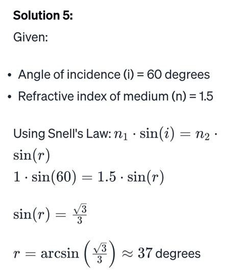 How to Work Out Refractive Index 的图像结果