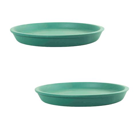 Lasaki Round Ceramic Trays (Plates Saucers) for Pots, planters, Flower ...