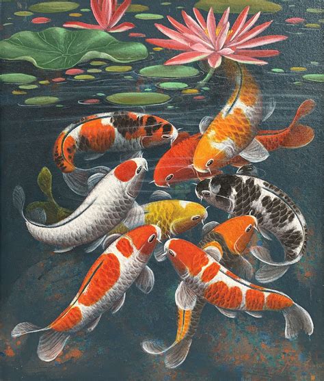 Koi Fish Art Paintings