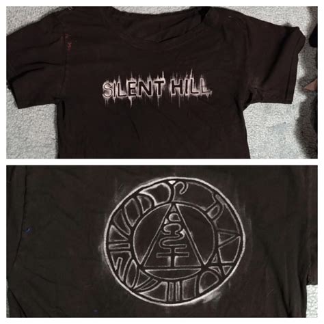 A hand painted Silent Hill shirt I made in 1999 : r/silenthill