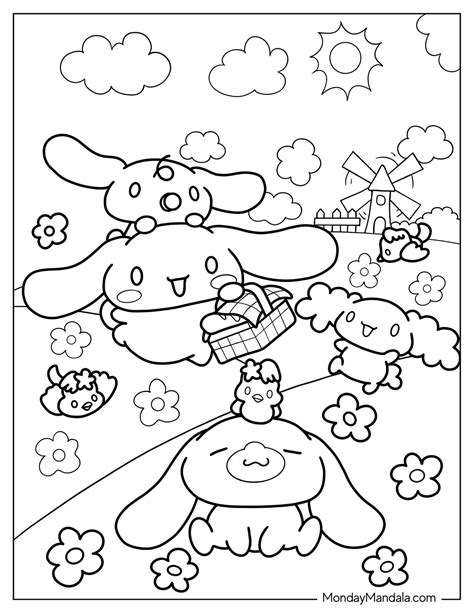 46+ Relaxing Cinnamon Roll Sanrio Coloring Pages Printable | Coloring Craze