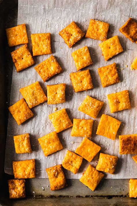 Homemade Cheez Its (real cheddar cheese) - The Cheese Knees