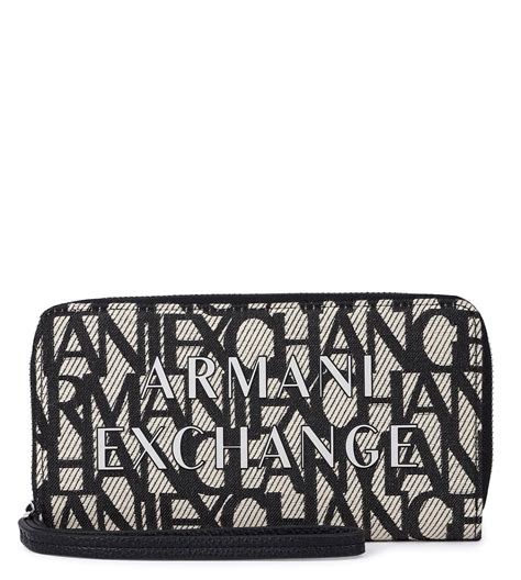 All-Over Logo Print Zip-Around Wallet