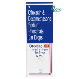 Otodac DX Ear Drops 5 ml | Uses, Side Effects, Price | Apollo Pharmacy