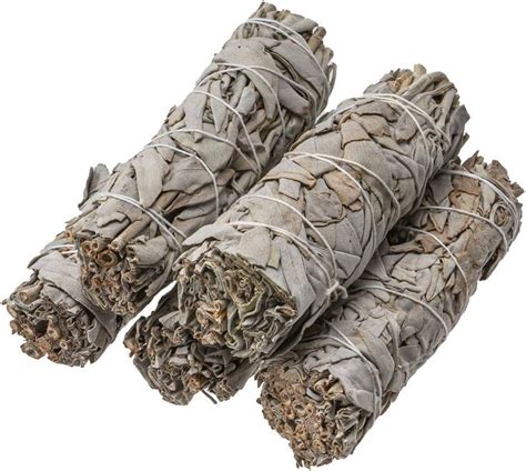 White Sage Smudge Sticks 4 Inch L Bundles Pack of 5 Smudging Cleansing ...
