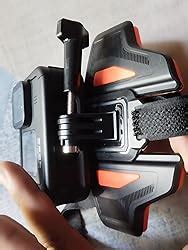 TELESIN Upgraded Motorcycle Helmet Chin Mount for GoPro Max Hero 10 9 8 ...