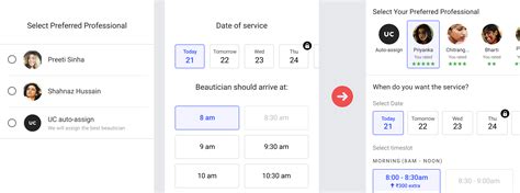 User Experience and Interaction Overhaul for UrbanClap’s check-out | 3 ...