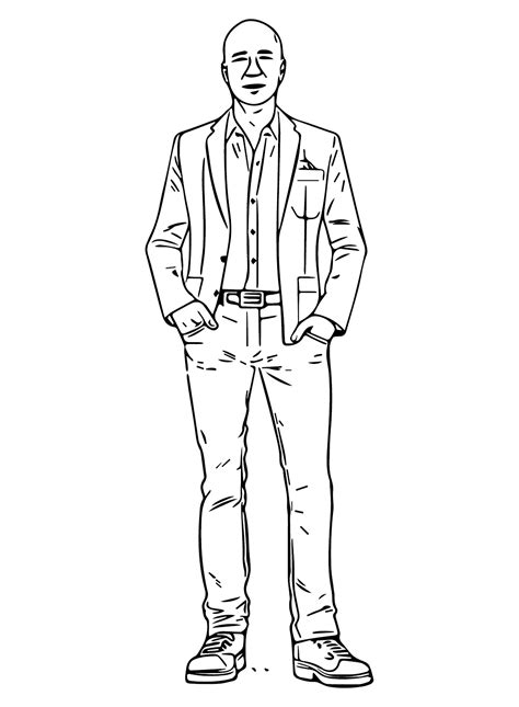 20+ Jeff Bezos Coloring Pages - Free Printable PDF & Online Coloring