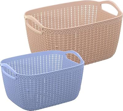 Kuber Industries Unbreakable Multipurpose Storage Basket With Handles ...