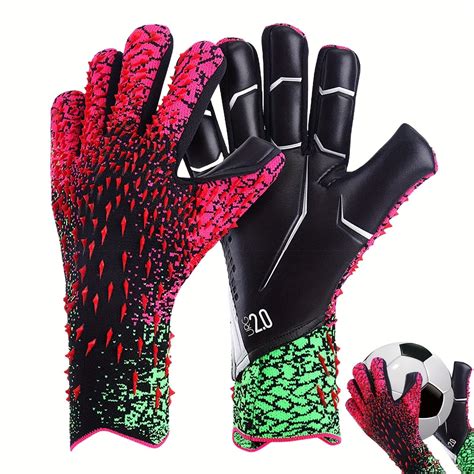 Temu｜Guantes de portero de fútbol, Guantes de portero antideslizantes ...