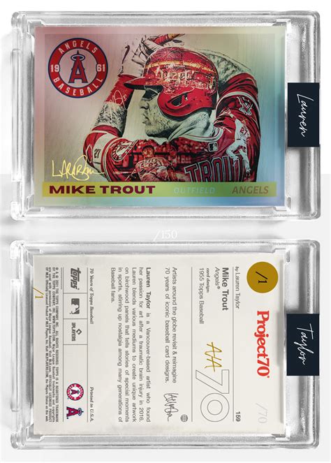 Mike Trout - Topps Artist Autographed Cards