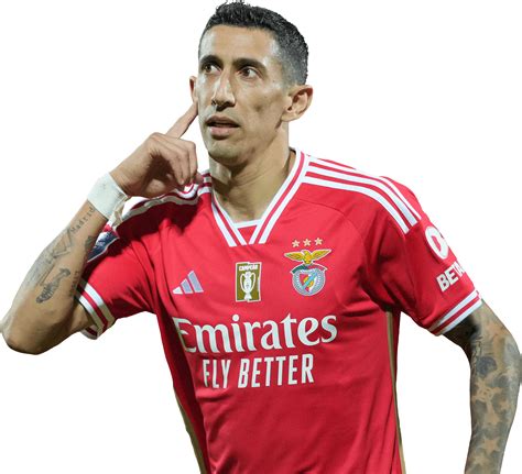 Ángel Di María Benfica football render - FootyRenders