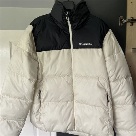 Columbia down puffer jacket size medium - never worn... - Depop