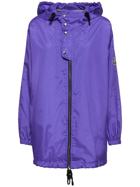 Moncler Alicia Keys Soho Hooded Jacket - Purple | Editorialist