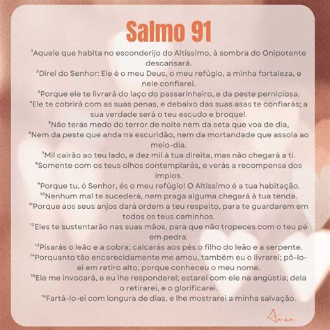 Salmo 91 Explicado _ Salmo 91 Biblia Catolica – HVLAN