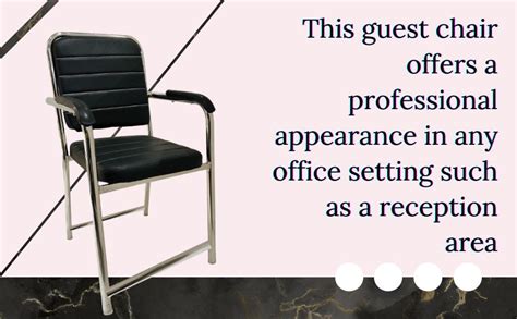 RATISON Office Chair Visitor Chair with arm Rest with Steel Frame and ...