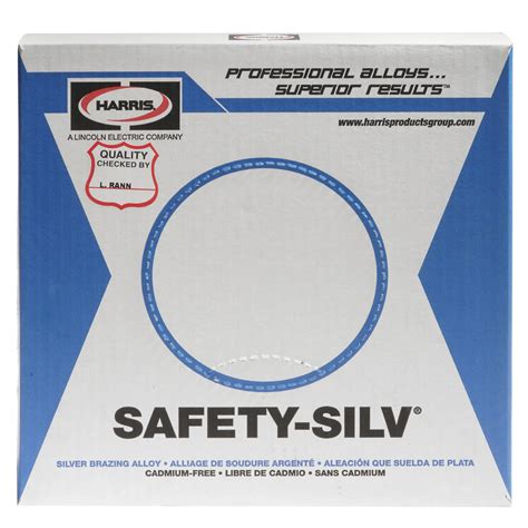 Harris Safety-Silv 45 3/32" x 50 toz High Silver Brazing Alloy 45550H