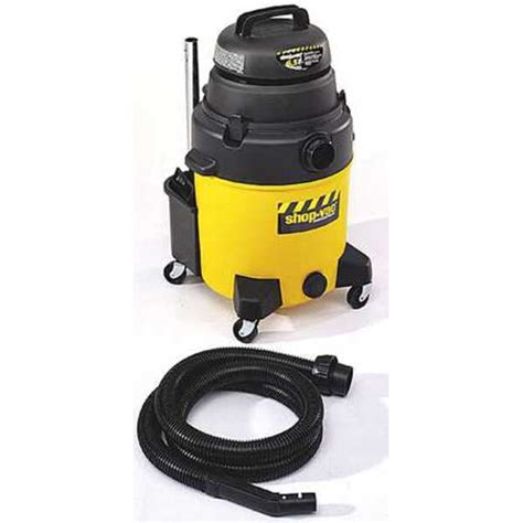 Shop-Vac Industrial/Contractor Wet/Dry Vacuum, 1-1/4" Hose Dia., 185 ...