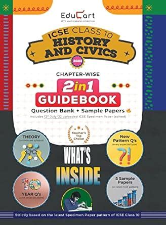 Educart ICSE Class 10 History and Civics Guidebook 2022-23 Question ...