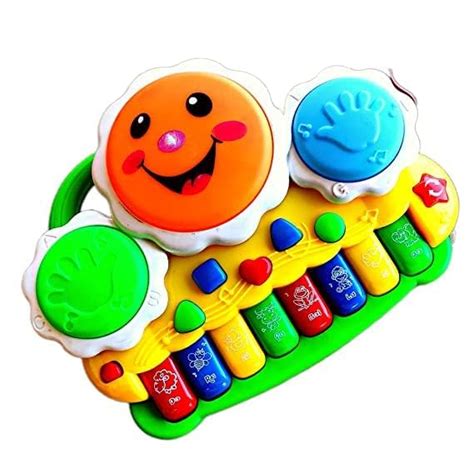 Buy Gooyo GY88025 Musical Drum & Piano Keyboard Toy with Animals Sounds ...