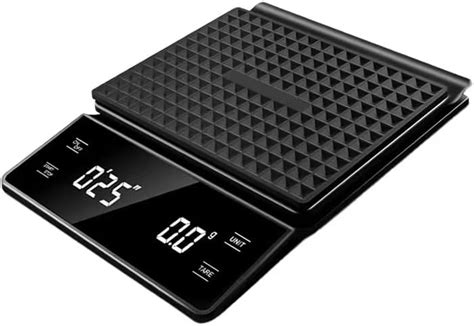 Evolt Digital Coffee Scale with Timer, 0.1 g to 3 kg Precision, for ...