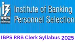 IBPS RRB GBO Syllabus 2025 and Exam Pattern, Detailed Syllabus