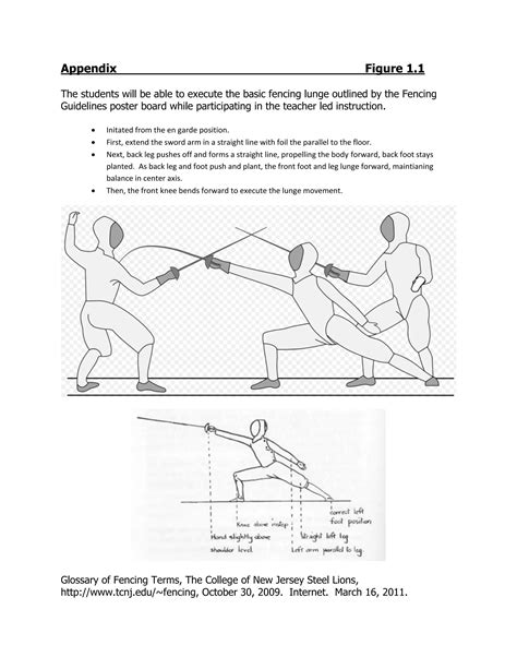 Fencing Lesson Plan-JYoung-002 | PDF