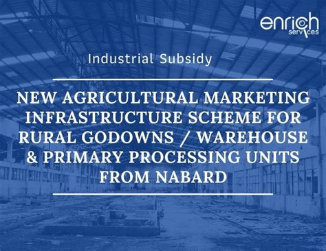AMI scheme for Rural Godowns / Warehouse & Primary Processing units.