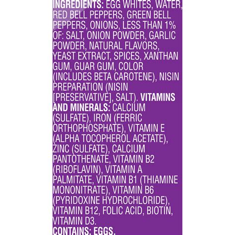 Egg Beaters Nutrition Facts at Jose Cheung blog