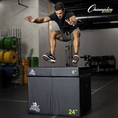 Champion Sports Stackable Plyo Box Review - Fitness For Life Company