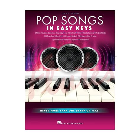 Pop Songs in Easy Keys for Easy Piano. Just Flutes, UK specialist store