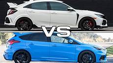 Type R Vs Focus Rs by 2018 Honda Civic Type R Vs 2016 Ford Focus Rs Type R Vs Focus Rs