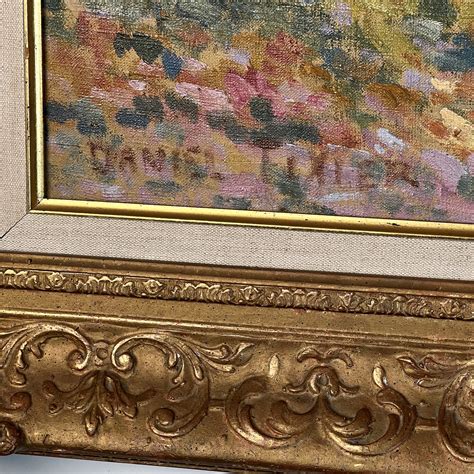 Oil On Canvas By French Pointillist Daniel Tixier - Tinker and Toad