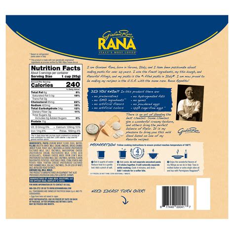 Buy Giovanni Rana Homestyle Tortellini 5 Cheese Premium Flat Cut Pasta ...