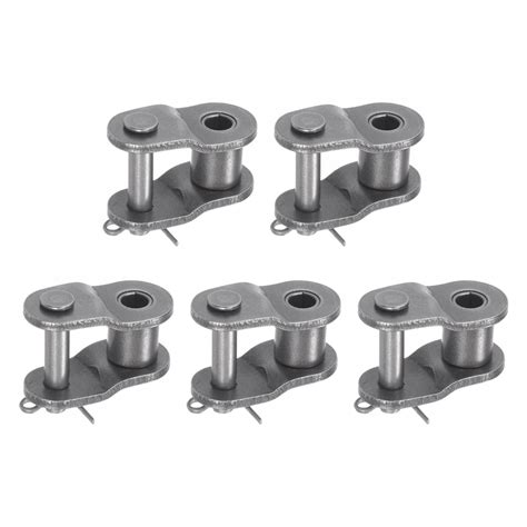 uxcell 5Pcs #60 Chain Offset Half Link Roller, 3/4" Pitch Carbon Steel ...