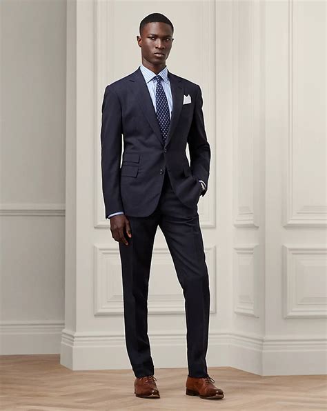 Kent Hand-Tailored Nailhead Suit for Men | Ralph Lauren® IN