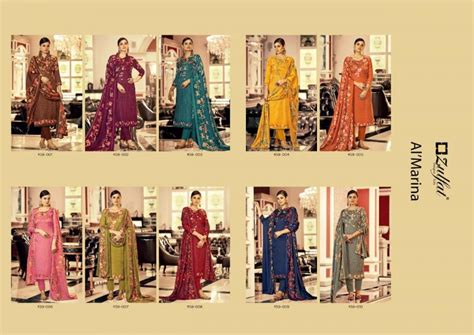 Zulfat Al Marina Premium Wear Woollen Dress Material Collection ...