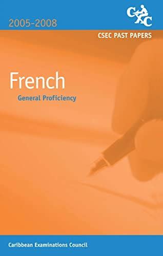 CSEC PP 2005-2008 French : Amazon.in: Books