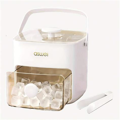 Double Layer 48 Grides Ice Cube Tray, Press Ice Cube Trays Ice Cube ...