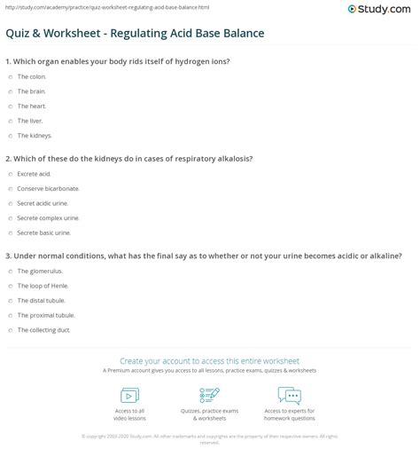 Image result for Acid-Base Balance Practice Problems
