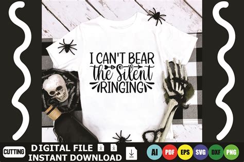 I Can't Bear the Silent Ringing Graphic by DesignShop24 · Creative Fabrica
