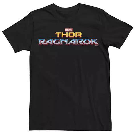 Men's Marvel's Thor Ragnarok Title Logo Tee