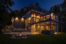 Modern Houses From by Yankee Barn Homes Designs A Contemporary Home Tucked Away Modern Houses From