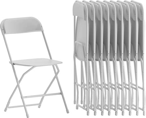 Amazon.com: Signature Folding Plastic Chair with 500-Pound Capacity ...