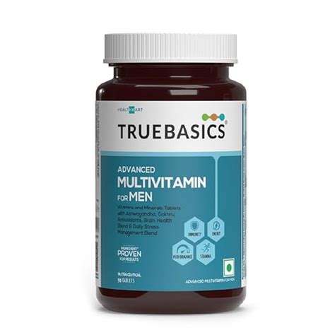TrueBasics Advanced Multivitamin For Men (90 Tablets) | With ...