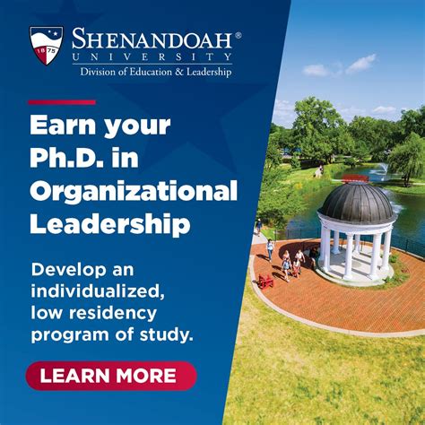 The PhD in Organizational Leadership: Shenandoah University SU's PhD ...