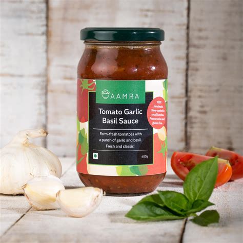 Buy Sauces Online | Tomato Garlic Basil Pizza Sauce | Tomato Garlic ...