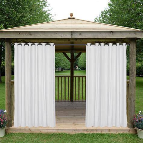Amazon.com: Frelement Outdoor Curtains for Patio Waterproof Thermal ...